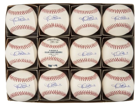 One Dozen (12) Jered Weaver Single-Signed Official Major League Baseballs (MLB Authenticated)
